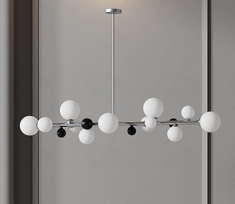 Modern chandelier 3d model