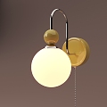 Pearl wall lamp 3d model