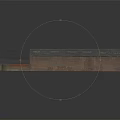 Industrial Warehouse Style Building Structure With Gray Roof Brown Wall And Attached Small Section