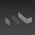 Modern Design Pleated Curtains In Beige Grey And Brown Colors For Home Interior