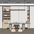 Modern study 3d model