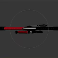 Red And Black Ski Poles Premium Sports Equipment Featuring Lightweight Design And Ergonomic Handles