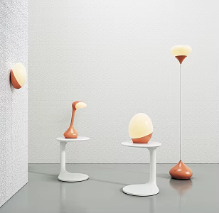 Modern lamp combination 3d model