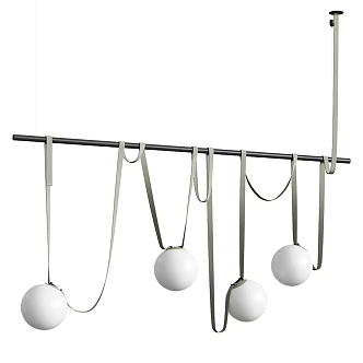 Modern chandelier 3d model