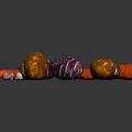 Colorful Fresh Vegetables With Carrots Potatoes Radishes And Onions On Black Surface