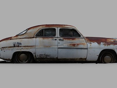 Rusty car 3d model