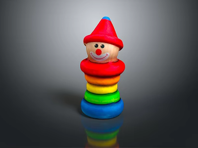 Toys Clown Toys 3d model