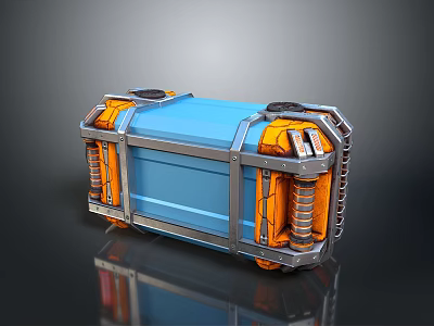 Science Fiction Box Science Fiction Box Military Box Password Box Military Supplies Science Fiction Supplies Science Fiction Password Box 3d model