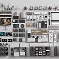 Various Modern Household Appliances Collection For Home Kitchen And Living Room