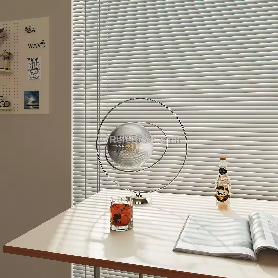 Modern table lamp 3d model
