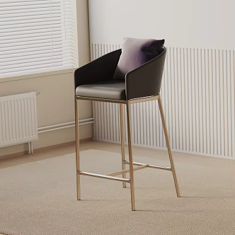 Modern Bar Chair 3d model
