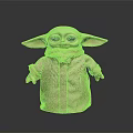 Cute Game and Movie Character with Big Ears Large Eyes and Brown Robe