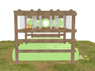 Modern obstacle sketch 3d model Modern obstacle sketch 3d model