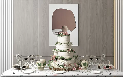 Modern Tableware 3d model