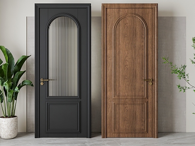 American Single Door Combination 3d model