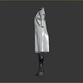 Modern Fashionable Costume Design With Long Coat Fitted Vest Matching Pants And Knee High Boots