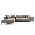 modern corner sofa minimalist sofa 3d model