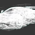 Golden Sports Car With Black Roof Green Wheels And Sleek Aerodynamic Design