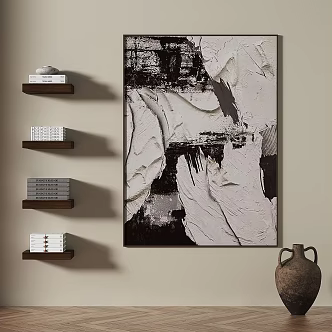 Quiet Light Luxury Decorative Painting 3d model