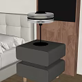 Table lamp table lamp side 3d model