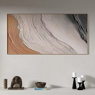 Quiet Light Luxury Decorative Painting 3d model