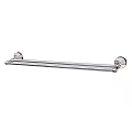 Chrome Metal Double Bar Wall Mounted Bathroom Towel Rack For Daily Use