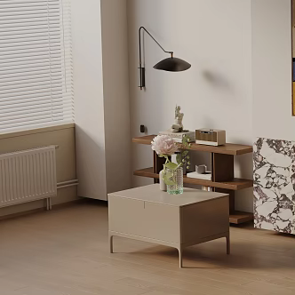 Modern Bedside Cabinet 3d model