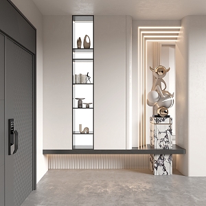 Hallway Entrance Hallway Entrance Hallway Partition Entrance Hallway Shoe Cabinet 3d model