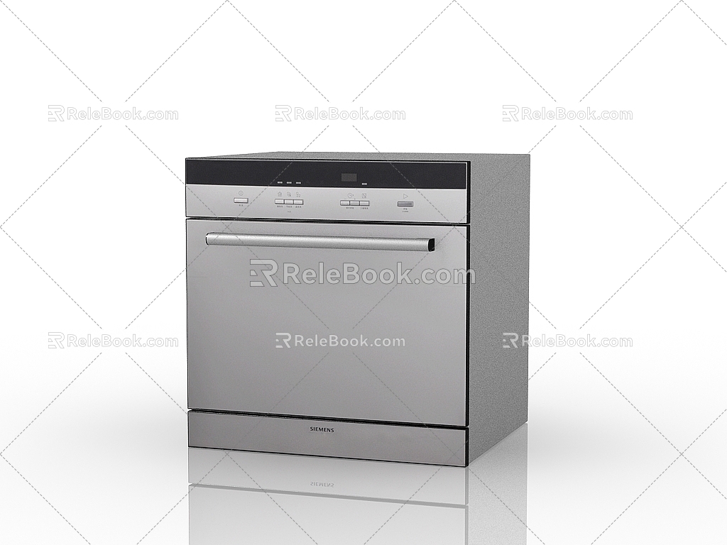 Modern Dishwasher 3d model