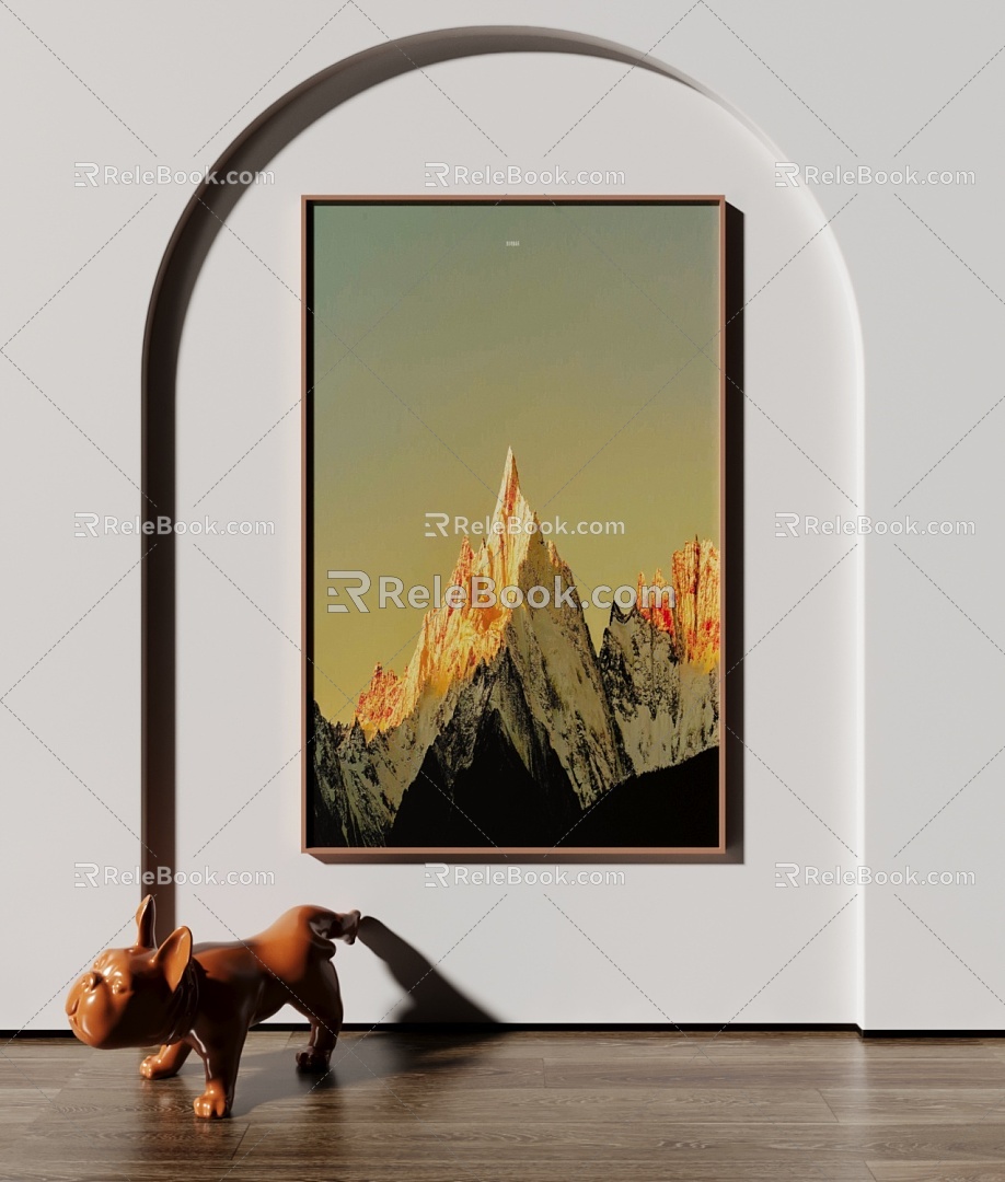 Hanging picture 3d model