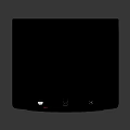Black Standing Water Dispenser With Digital Display As Modern Kitchen Appliance