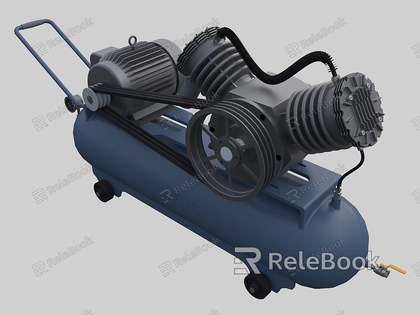 two-stage reciprocating air compressor model