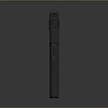 Modern Tactical Handgun Featuring Ventilated Barrel Ergonomic Grip Orange Trigger And Emblem