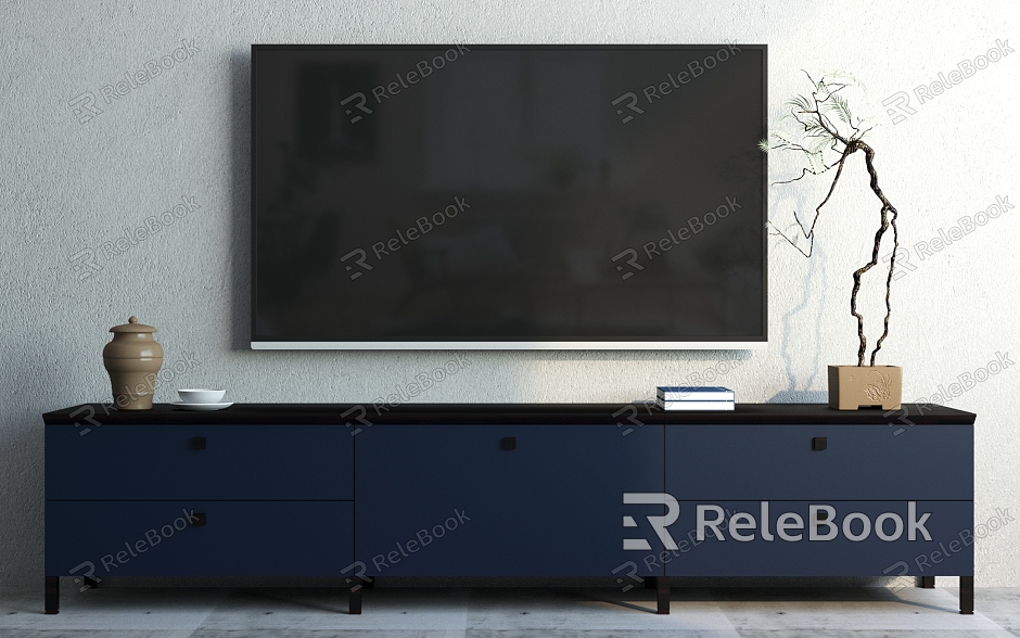 Modern TV Cabinet TV Cabinet TV Decoration Combination model