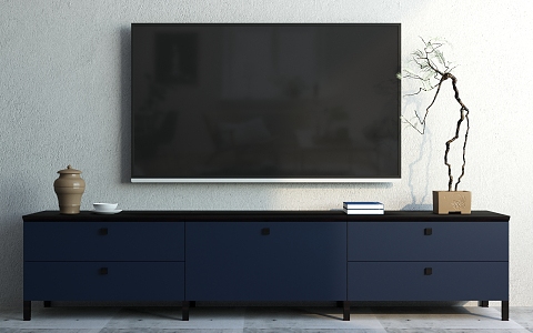 Modern TV Cabinet TV Cabinet TV Decoration Combination 3d model