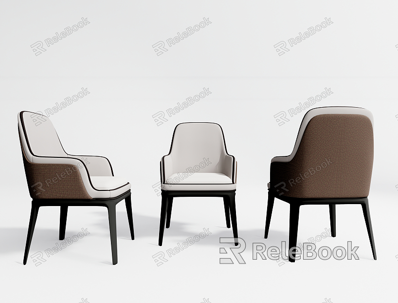 Modern Dining Chair Dining Chair Leather Chair Single Chair model