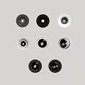 Modern Downlights And Spotlights With Various Styles Different Colors For Home Lighting