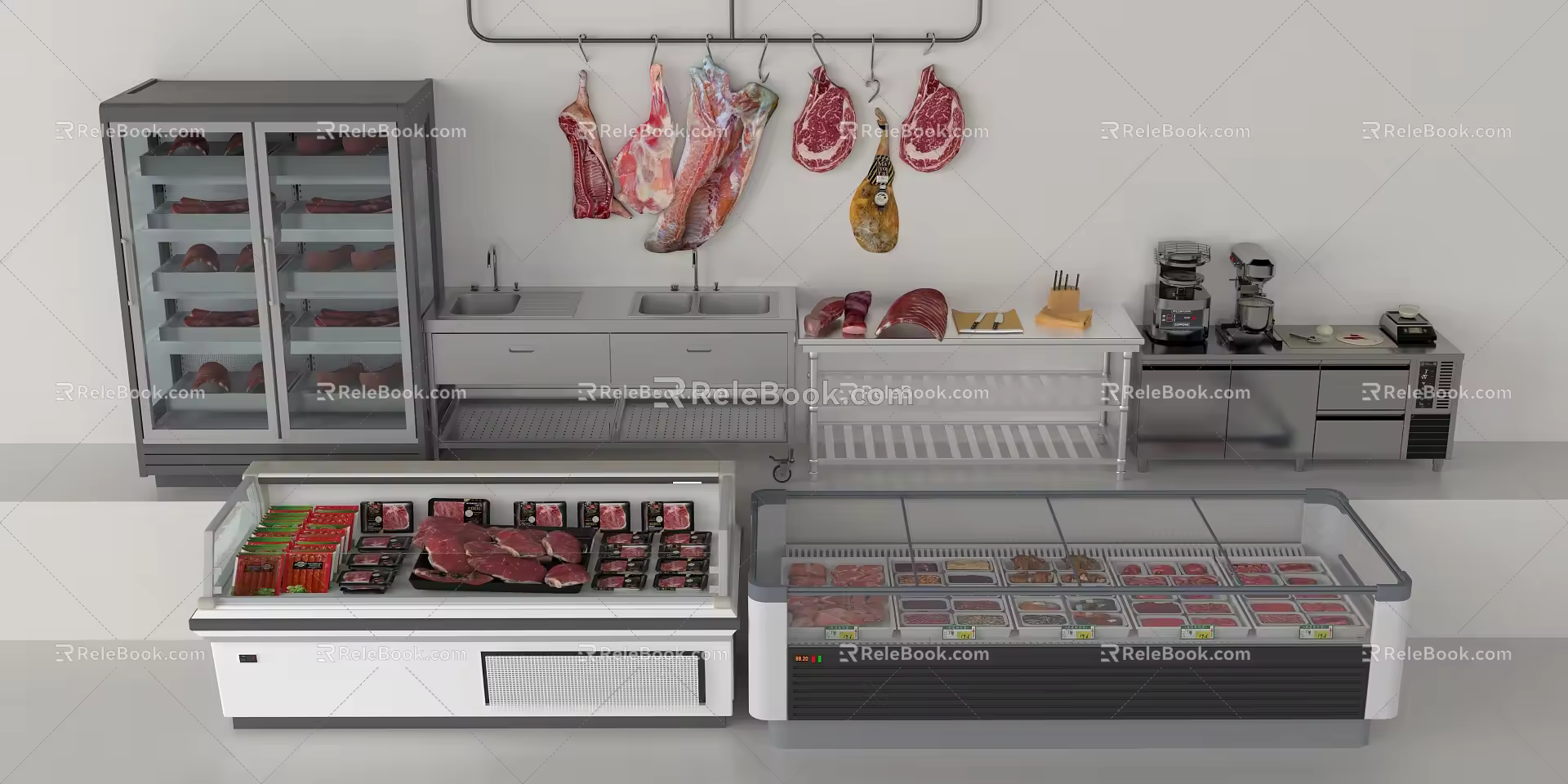 Modern Console Pork Shop 3d model