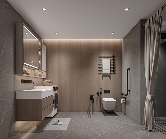 Hotel Toilet 3d model