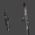Uzi submachine gun 3d model