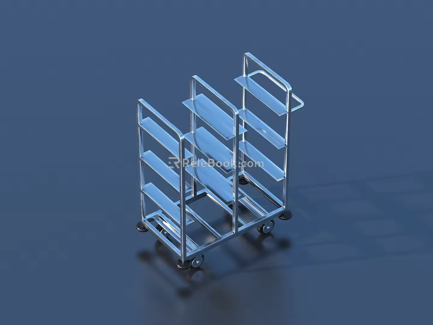 Trolley Wagon Tools Cart Tools 3d model