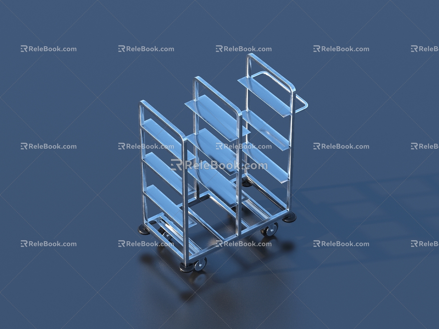 Trolley Wagon Tools Cart Tools 3d model