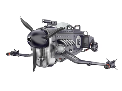 modern fighter aircraft 3d model