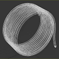 Black Spiral Coiled Industrial Equipment Rubber Hose with Durable Material