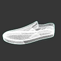 Black Slip On Shoes With Minimalist Design For Casual Everyday Wear