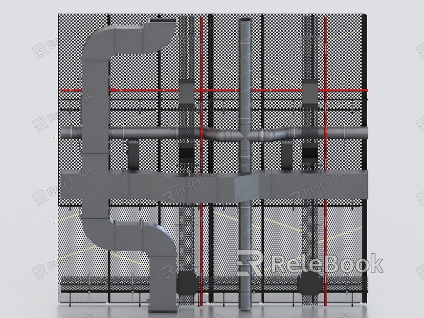 Industrial Air Duct Ceiling Air Conditioning Duct Trunking Fire Duct Air Conditioning Air Outlet Fresh Air Duct model