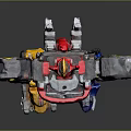 Transformers Gauda Warrior Gauda Mech Warrior Mech Soldier Machine Armor Mechanical Armor 3d model