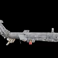 Damaged Military Aircraft Wreckage With Serial Number RF91242 And EKCPO Markings