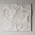 Textured Gray Wall Decor With Minimalist Design For Contemporary Home Interior