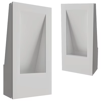 Modern White Wall Lights With Sleek Minimalist Design For Indoor Home Lighting 3d model